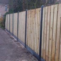 Houtbeton tuinschermen(Breda)